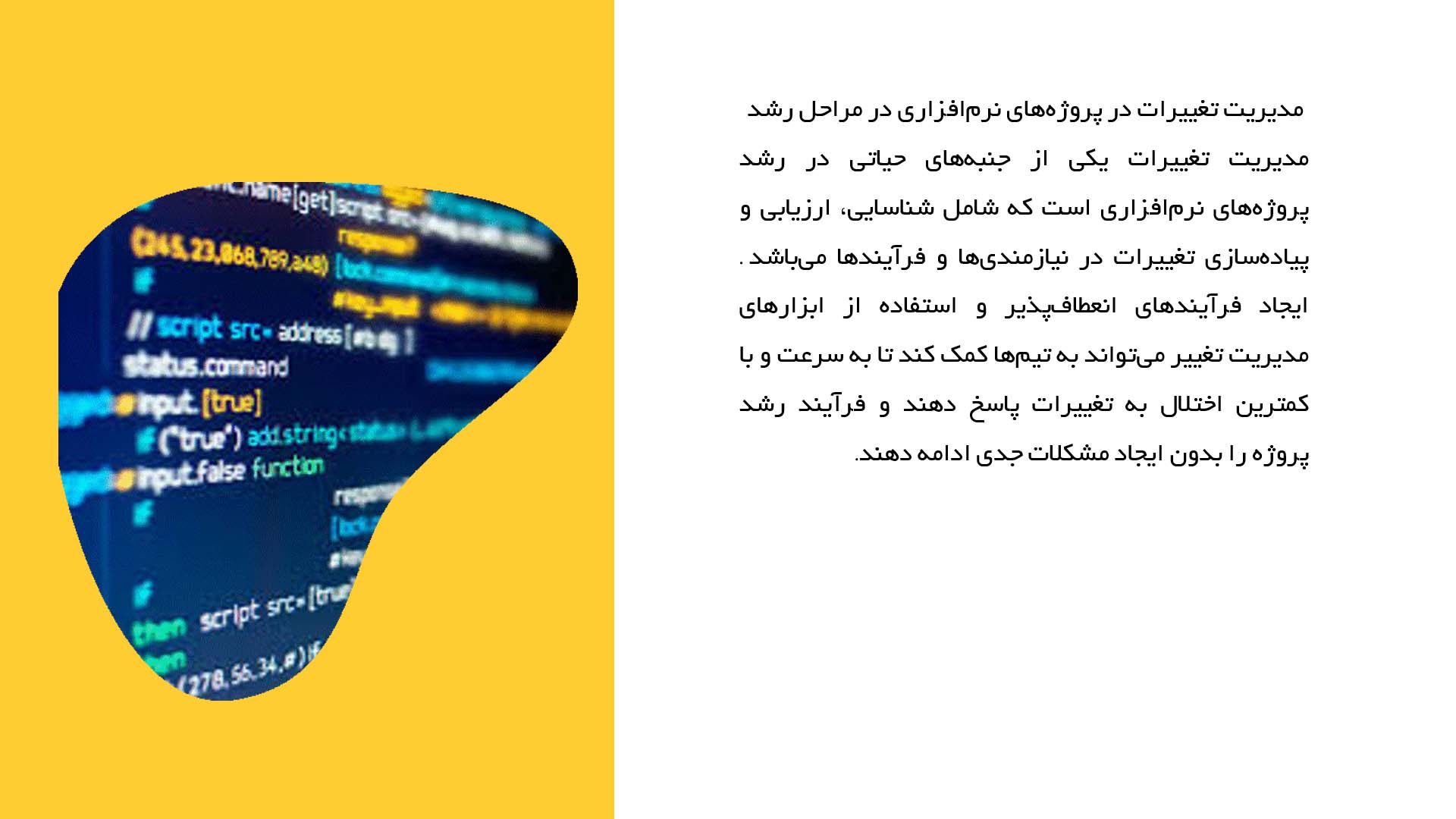 پاورپوینت در مورد رشد و تکامل پروژه‌های نرم‌افزاری
